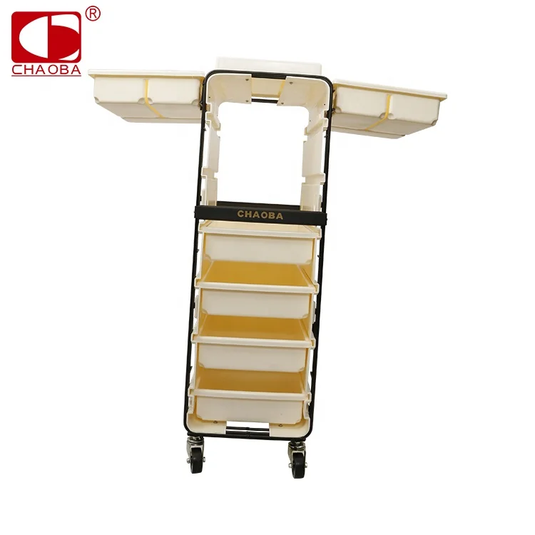 CHAOBA CB-5522 горячая Распродажа пользовательская цветная тележка для парикмахерской с замком и 6 ящиками прочная