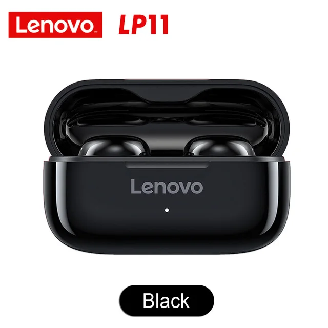 Новый Lenovo LP11 мини наушники-вкладыши TWS с BT беспроводные наушники BT5.0 стерео Hi-Fi звук музыки шумоподавления микрофоном