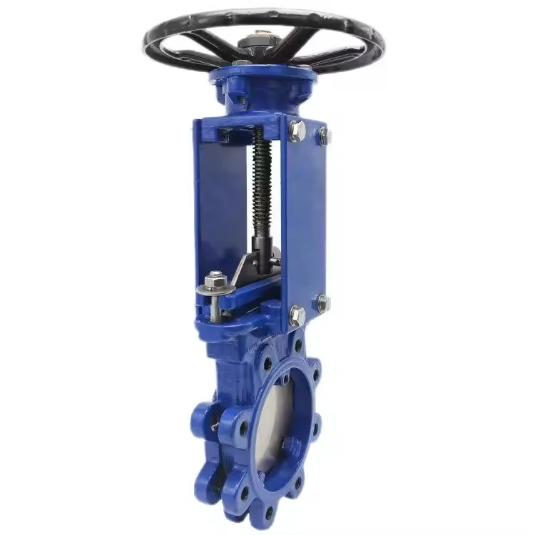 Factory Stainless Steel Handwheel Knife Gate Valve Hard Seal Wafer Manual Knife Type Gate Valve