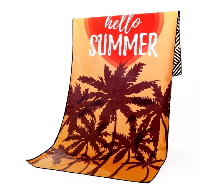 XIAOAO Sublimation blank high quality Beach Towel