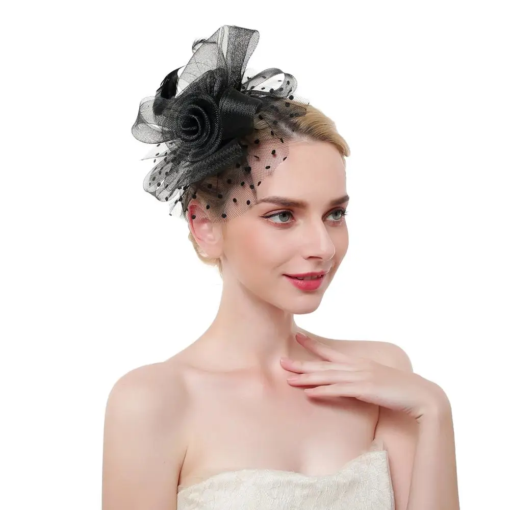 
2020 Wedding fascinators and hats women church hats paper party hat 