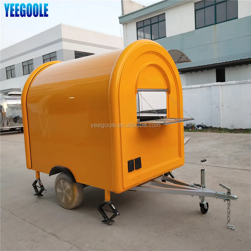 YEEGOOLE Cheap price and High Quality potato remorque mobile, hot dog carts food cart concession stand for sale