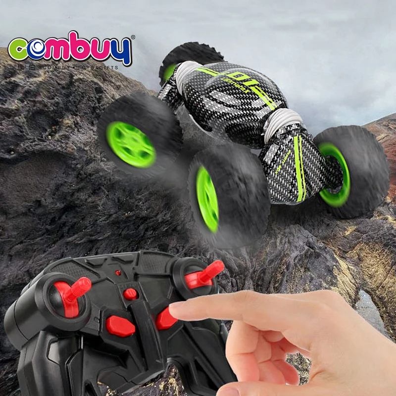 Hot sale 1:14 remote control set kids play 6 channel rc stunt car toy