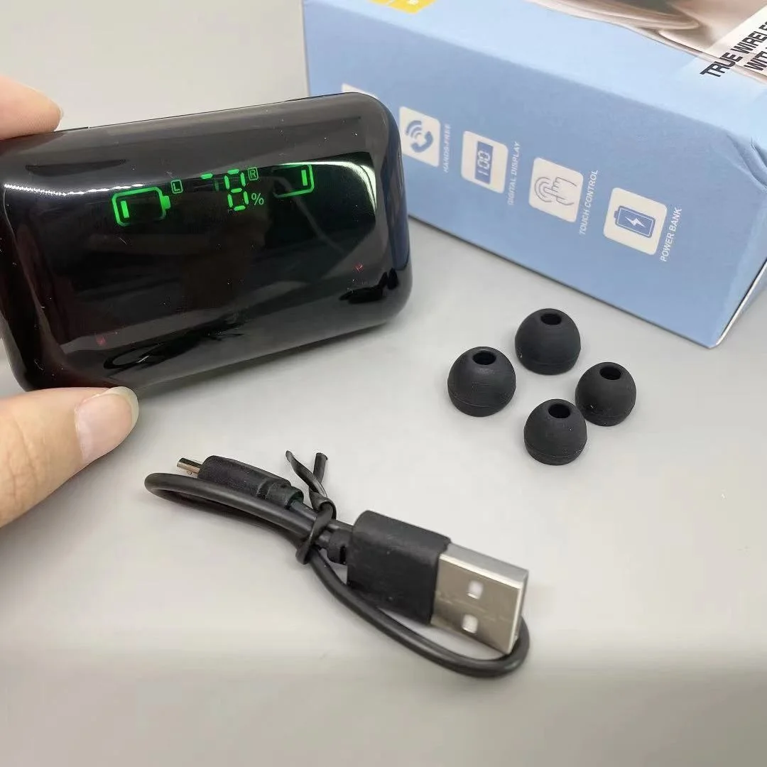 2022 whosale price F9-5C TWS V5.0 Earphone  gaming headset Sport Waterproof Earphones Mini True Wireless Earbuds