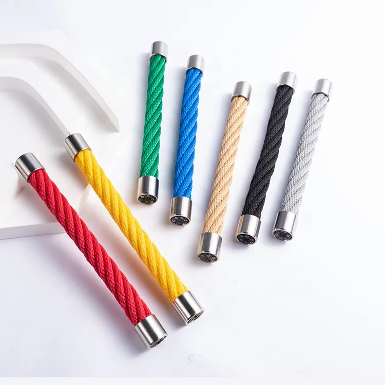 Комбинированный Канат из полипропилена со стальным сердечником 16 мм для использования в досуге