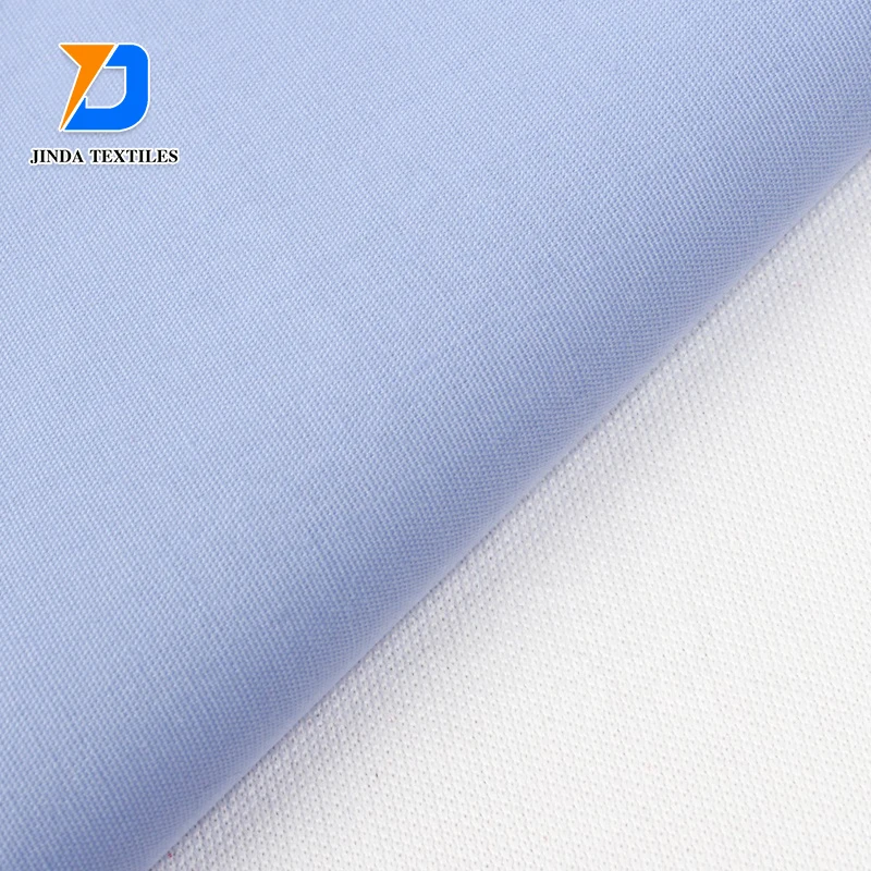 Polyester and Cotton PC 90/10 carded poplin brushed white and dyed color fabrics for pocket fabric with 100GSM