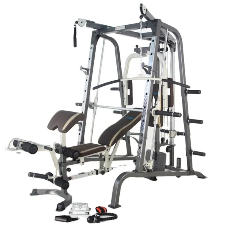 Multifunction Home Gym Exercise Multi Function Station Equipment Smith Machine Power Rack Multi Function Station For Exercise