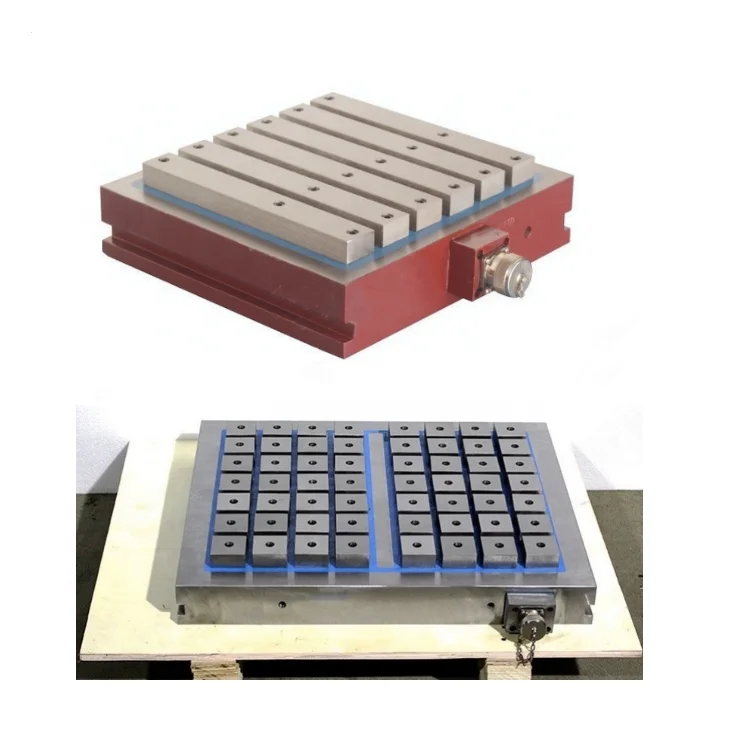 Customized Special Size Application 300x300 Transverse Pole Electric Neodymium Permanent Magnetic Chucks For Grinding CNC