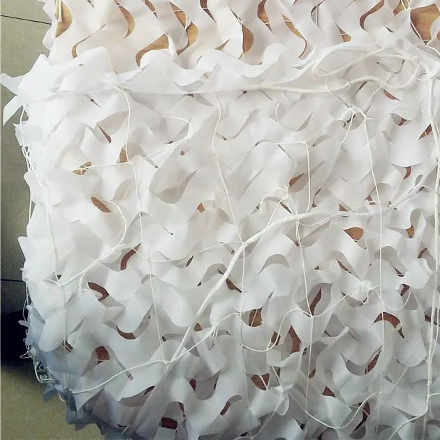 6 x 6 m white camo net , hot sale snow camouflage net (Red de camo de nieve)