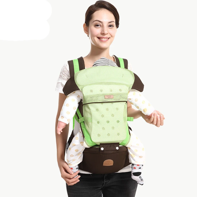 Easy to Put On 6 Comfortable Positions Ergonomic 360 Baby Soft Carrier,Baby Sling Wrap Baby Carrier Ergonomic
