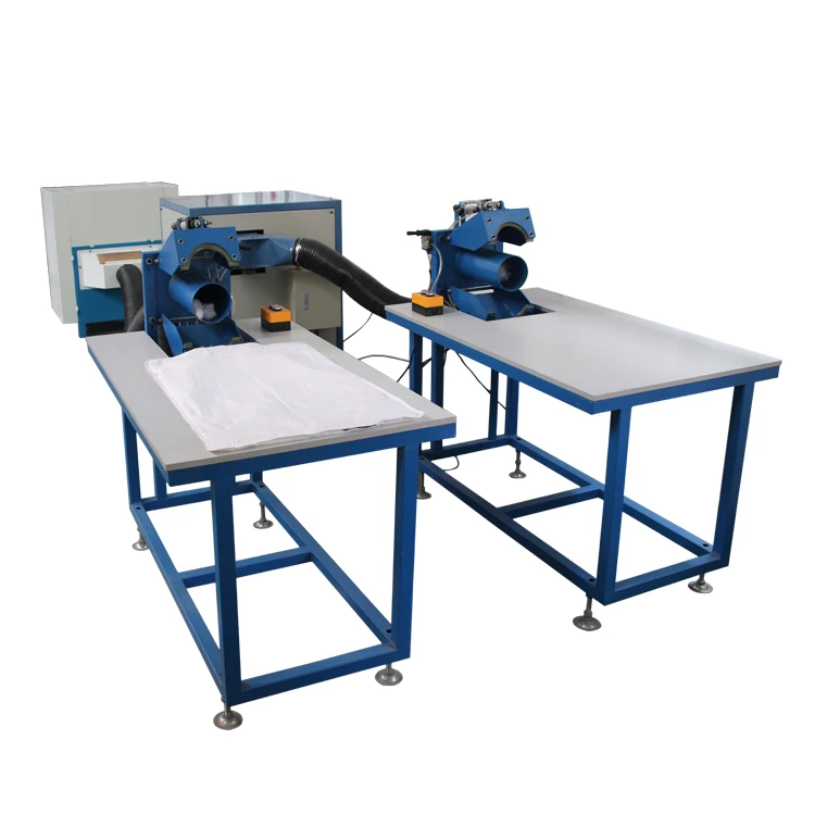 Double head quantitative pillow filling machine for sofa factory online sales with fast delivery