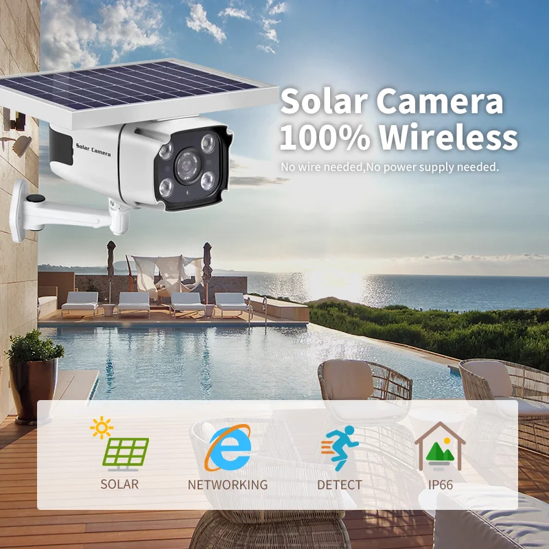 VESAFE Wholesale 4G Waterproof Camera Outdoor HD Video Night Vision Wire Free Rapid Cooling Low Power and Motion Camera