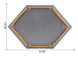 Утолщенный многоугольный боевой Гироскопический диск может быть съемным, конкурентоспособным, боевым гироскопическим диском, детская игрушка