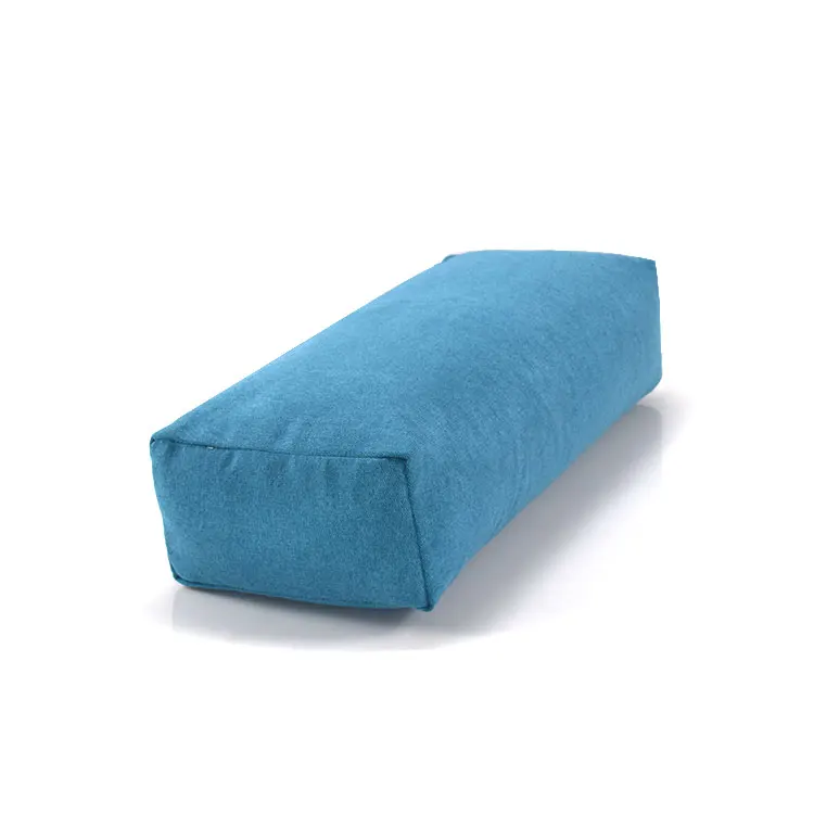 Wholesale pillow roller support for yoga meditation cushions sets yoga bolsters pillows with buckwheat husk