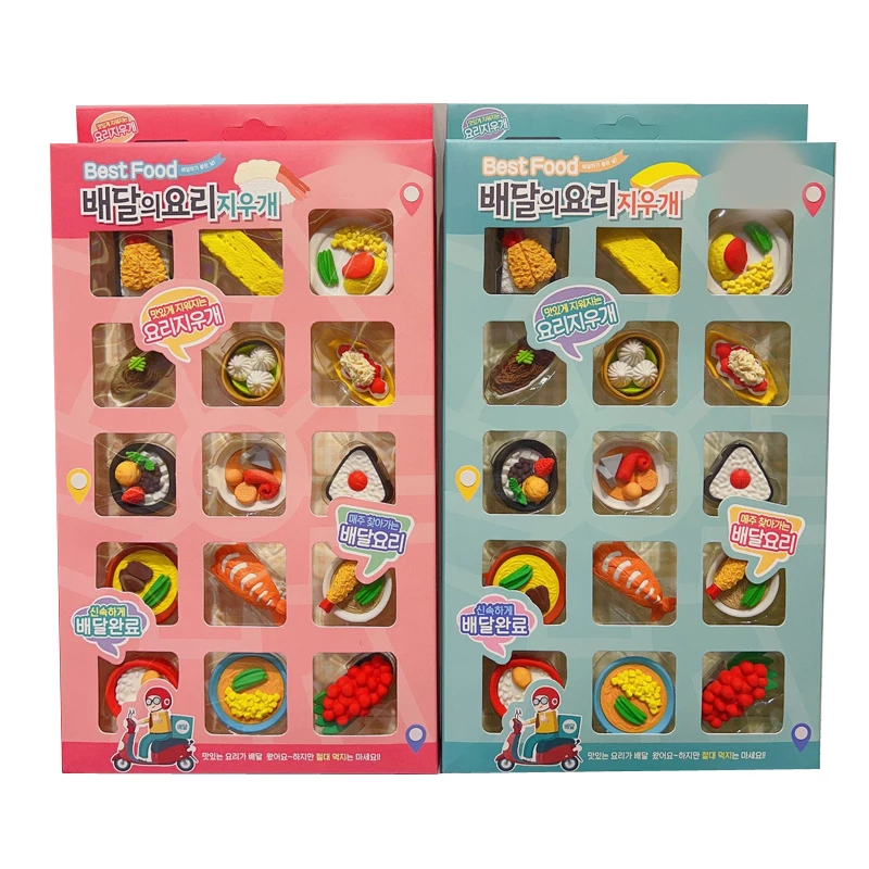 Promotion school  3D Food Sushi Shaped Pencil Eraser novelty japanese erasers