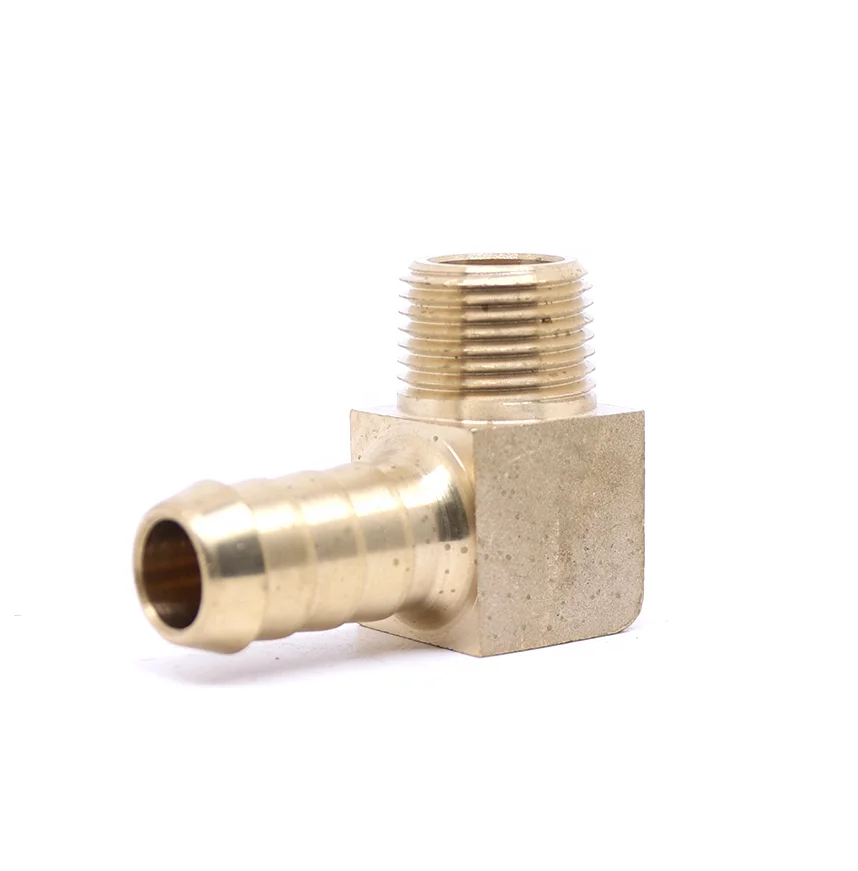 Key Forward brass elbow adapter threaded metric hose Brass fitting nipple male Copper joint 90 degree elbow transition joint
