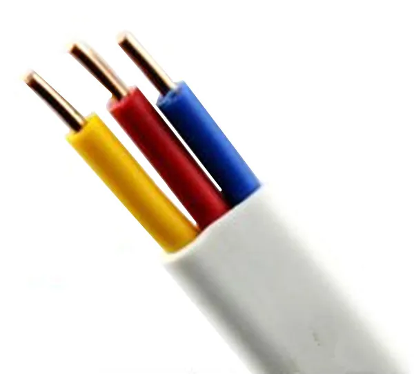 twin and earth cable  flat electrical wire pvc insulated bvvb cable