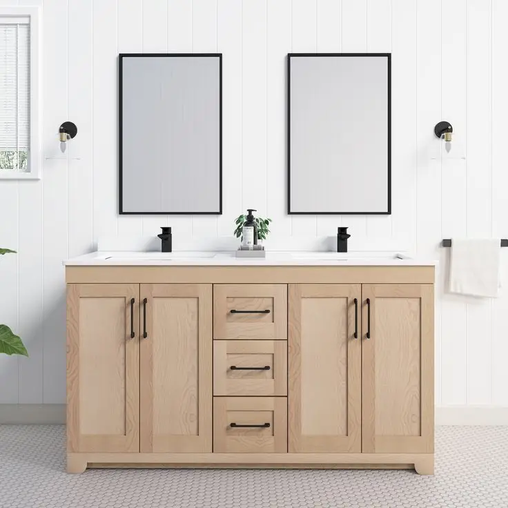 CBMmart High end Custom Size Wood Bathroom Vanity Cabinet Made In China
