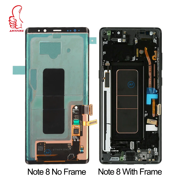 Примечание 8 оригинальный диджитайзер экрана для samsung Galaxy note ЖК дисплей сенсорный экран ЖК-дисплей с ЖК-дисплеем