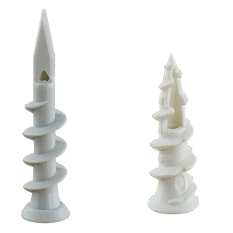 plastic nylon self drilling nylon drywall screw anchor