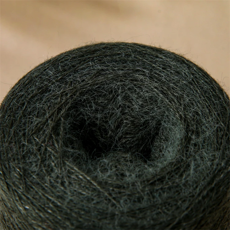 Factory Sale Various Widely Used Long Hair Yarn 48% Viscose 30% Pbt 22% Nylon Core Spun Yarn 2/28s