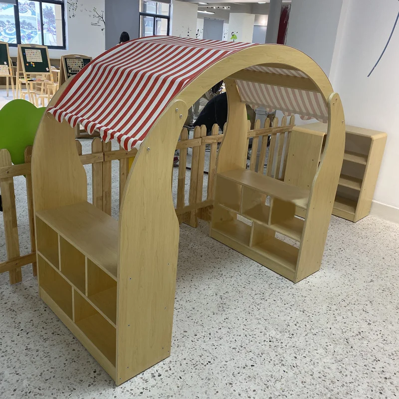 Library Furniture Bookshelf Wooden Library 3-Shelf Bookcase