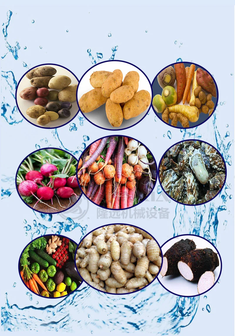 по низкой цене малая мощность Щётка машина для мытья Корнеплодов