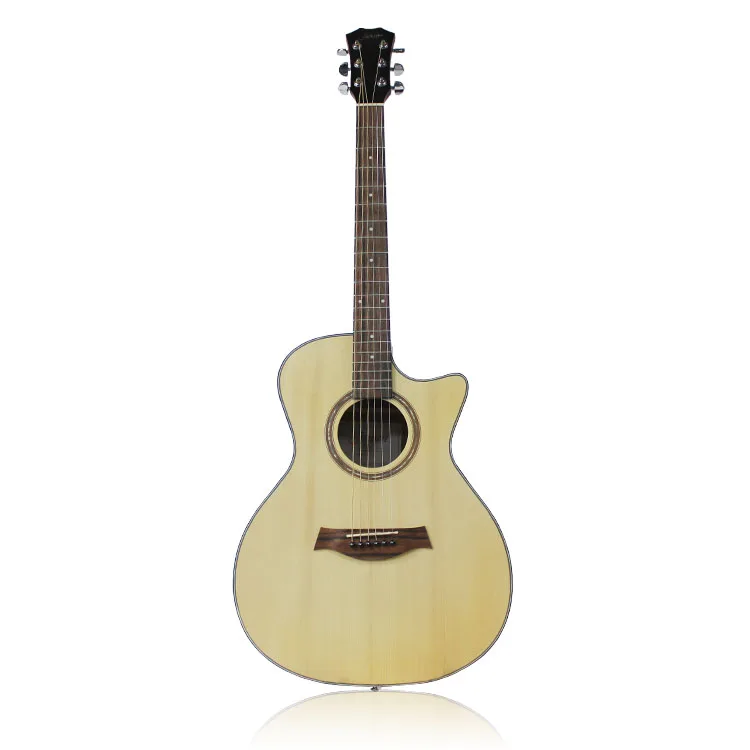 N-40 JENSON instrument beginner spruce guitar 40 inch  Customizable factory cheap spruce high quality Acoustic  guitar