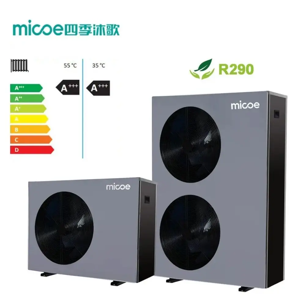 Micoe поставщик теплового насоса Smart R290 моноблок Pompa Ciepla циркулятор водонагреватели Электрический 75C