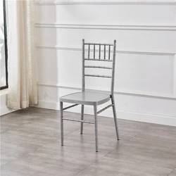 Wholesale gold sliver metal tiffany weddings event restaurant banquet hotel room chiavari chairs