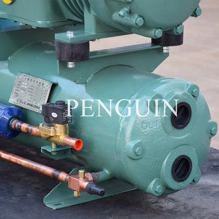 Настраиваемый полугерметичный поршневой компрессор 3HP 8.5HP 15HP 20HP 30HP 40HP конденсатор с водяным охлаждением Uhit для