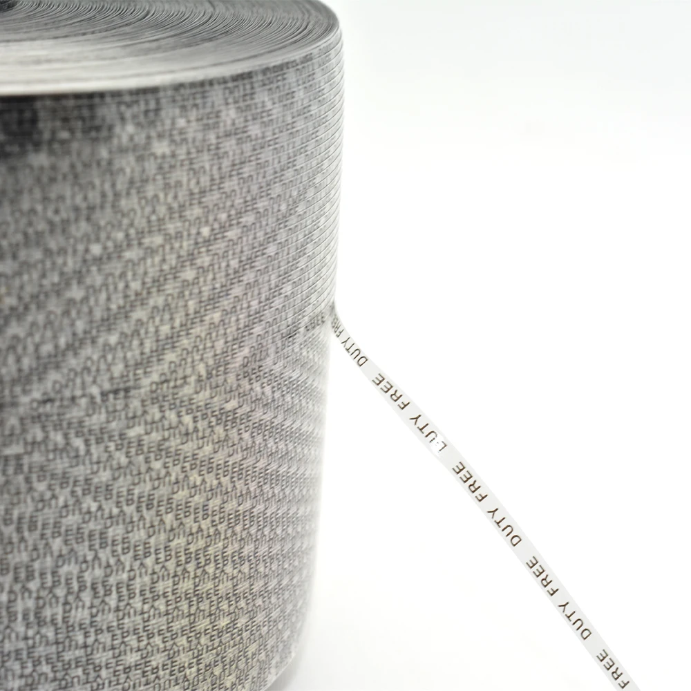 Logo Printed Anti-fake  adhesive Custom holographic chewing gum  tear tape