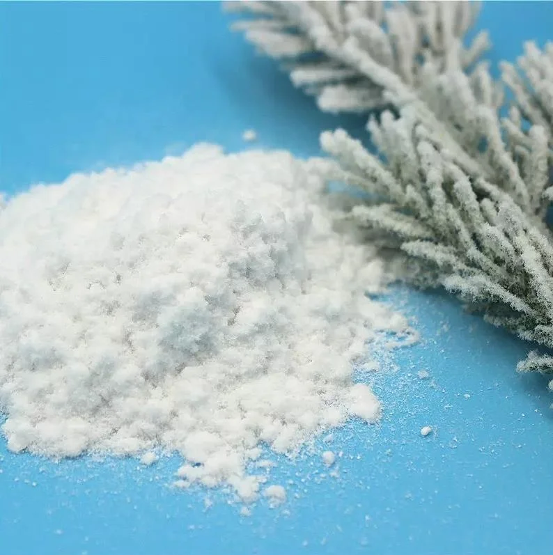 Colorful Material Artificial Magic Christmas Snow Flocking Powder For Christmas Tree Decoration