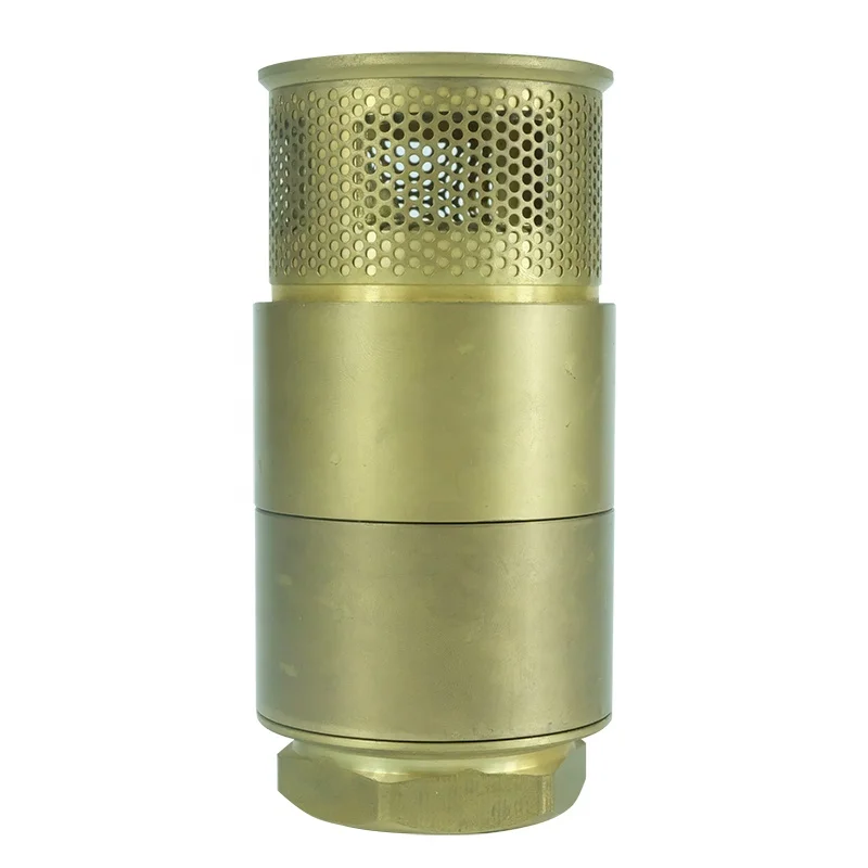 DKV 3/4 'обратный клапан латунный NPT резьбовой прочный невозвратный ножной DN25 нижний водяного насоса