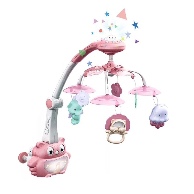 
Crib Musical Baby Mobile For Babies Starry Sky Projection 