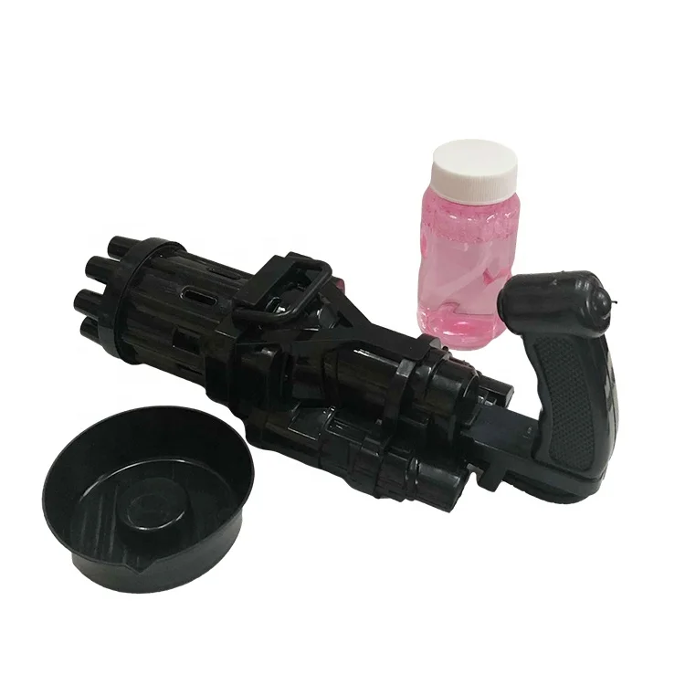 Bubble Blowing Machine Amazon Gatling Bubble Machine 2021 Cool Toys & Gift Bubbles From 8 Holes Golden Pink Black