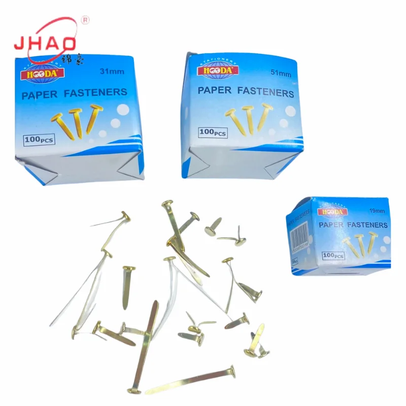 12MM Crafting School Project Brass Fasteners Brass Brads Round Fasteners Mini Metal Brads