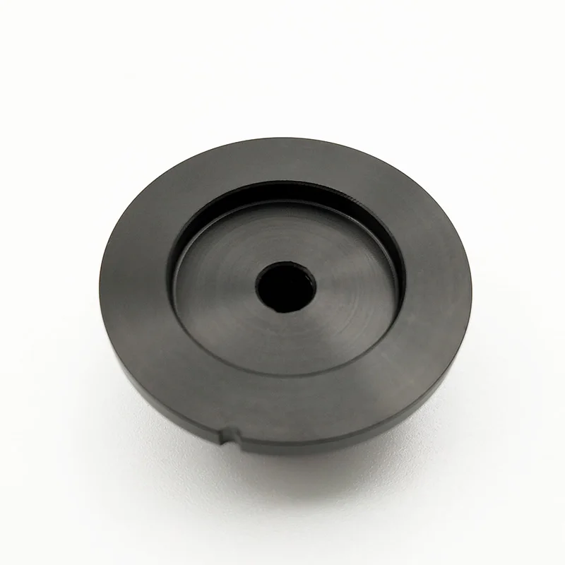 Diameter 24mm Aluminum skirt cap-style knobs set screw instrument to rotate wireless black volume Control knob