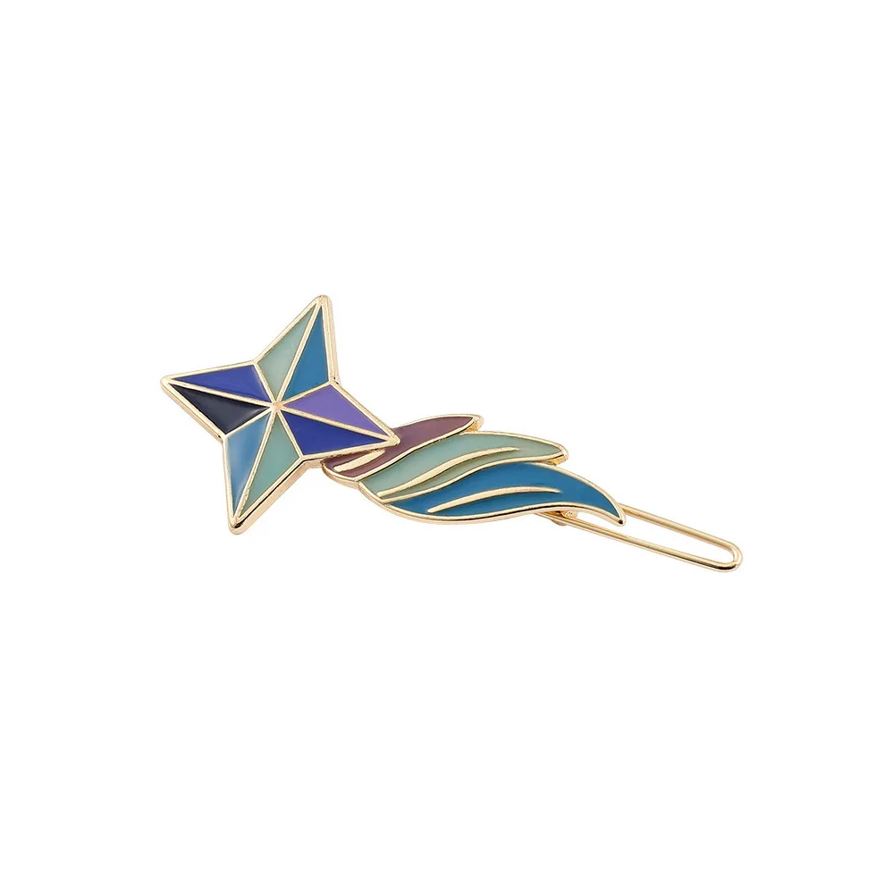 Новые Аниме Косплей заколки для волос Genshin ударопрочные Paimon Dori