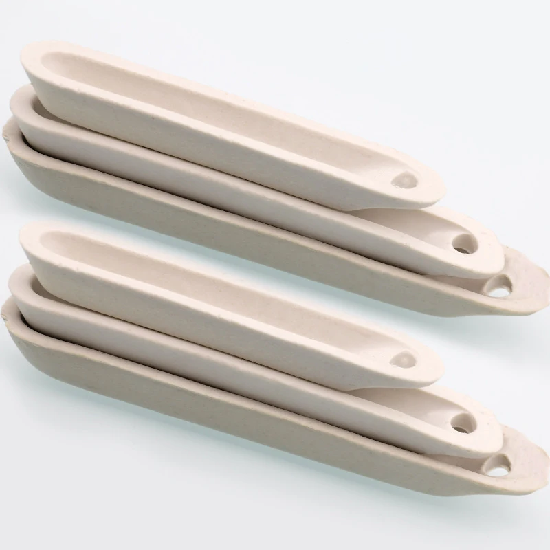 SE12156 Laboratory Porcelain Boat/Ark Combustion Boat Porcelain Captain Ark Ash Pan Porcelain Crucible