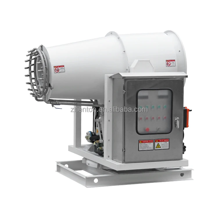 60m Fog Cannon Low Noise Construction Site Dust Suppression Pesticide Sprayer Playground Cannon Price Fog Machine Steam Sprayer