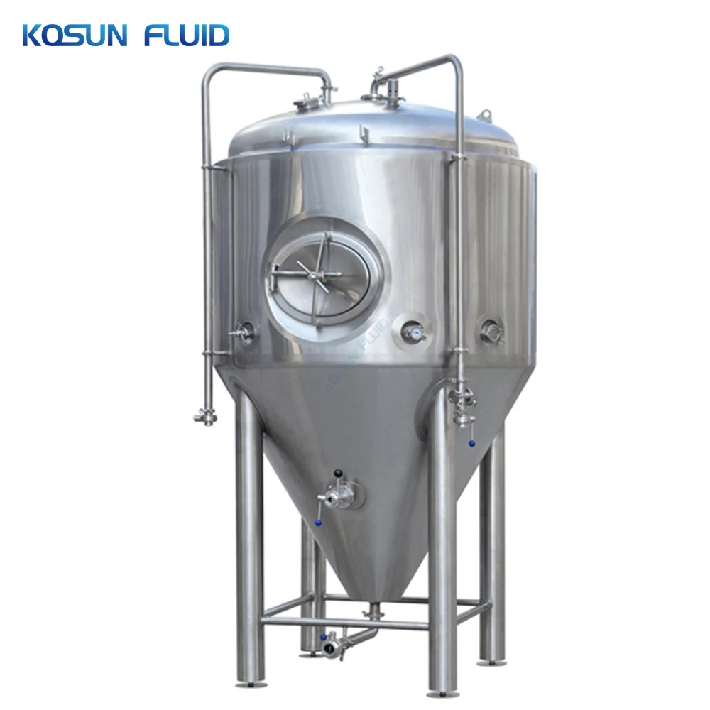 KOSUN 3000l Beer Fermenter Ethanol Production Plant Heated Fermentation Tank 100-30000l