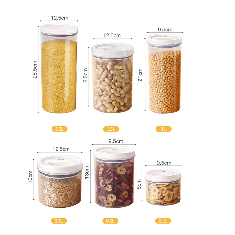 High Quality 250 Ml BPA Free Round Transparent Food Container Pet Clear Plastic Jar with Lid