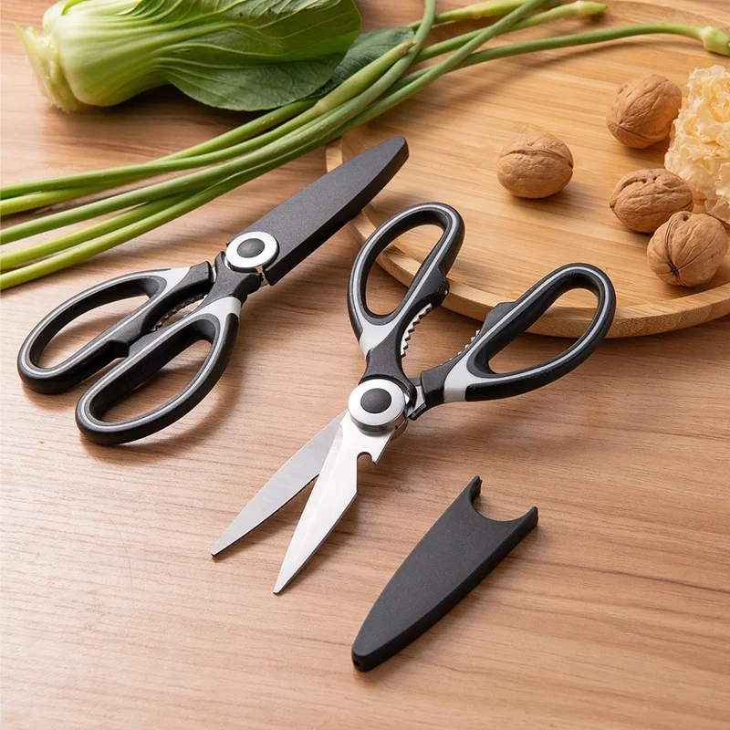 Heavy Duty Stainless Steel Herb Scissors Kitchen Scissors With Chicken Bone Scissors