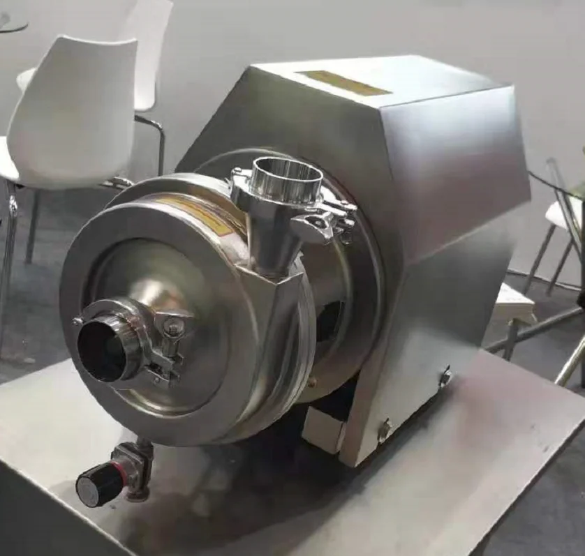 Manufacturers directly sell new durable stainless steel grade electric CE pump open impeller dairy sanitary centrifugal pump