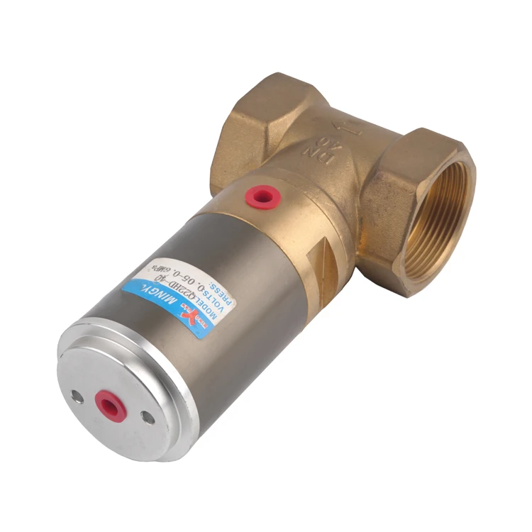 NingBo Factory Q22HD Pneumax Solenoid Valve Brass Piston Solenoid Pneumatic Air Control Valve