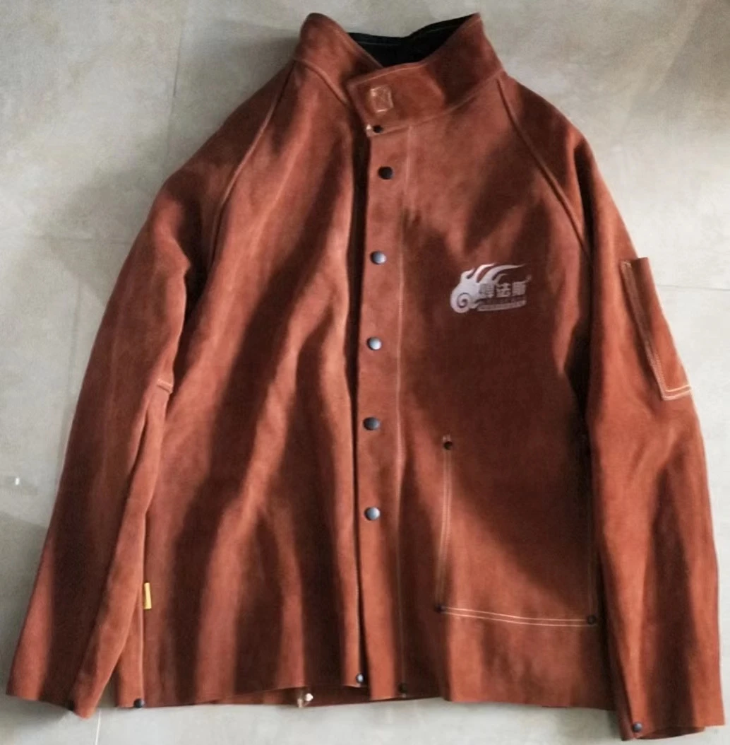 Welding Dresses Welding Clothing, Different Sizes Cow Split Leather Safety Clothing Wholesale Safety Protective Clothing