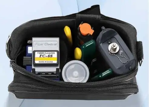 12pcs FTTH Fiber Optic Tool Kit Tools Kit with Fibra Optica Power Meter Visual Fault Locator Kit de fibre optique