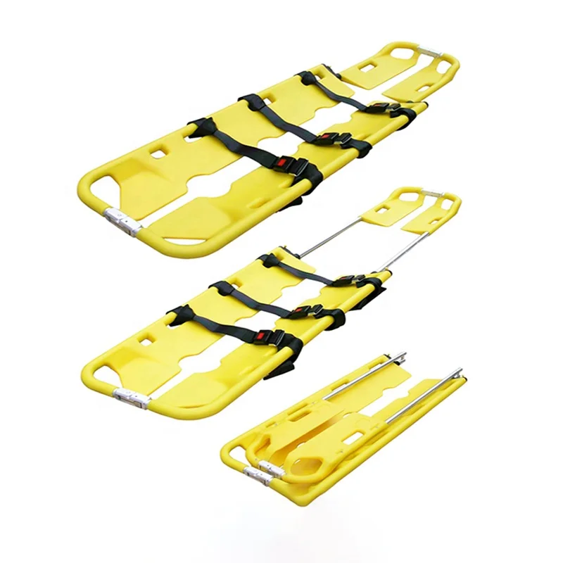 Hot Sale Hospital Furniture Folding Plastic Scoop Stretcher For Sale