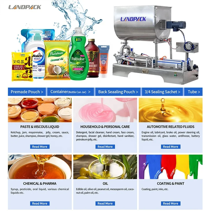 Automatic Quantitative Single Head Liquid Cosmetic Products Emulsion Filling Line Machine